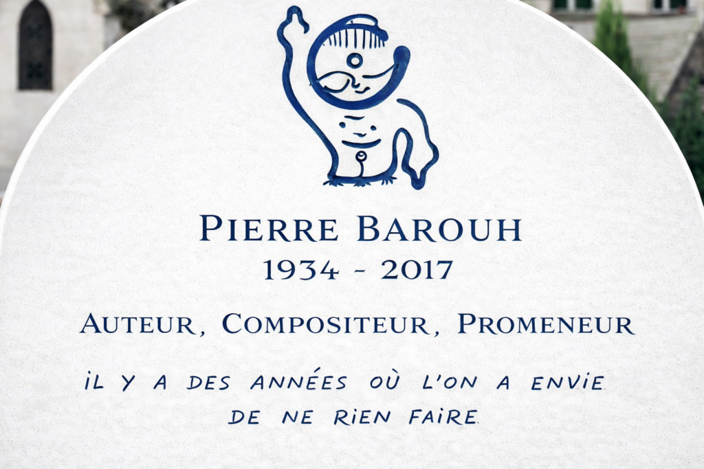 Stele-pierre-barouh-cimetiere-montmartre